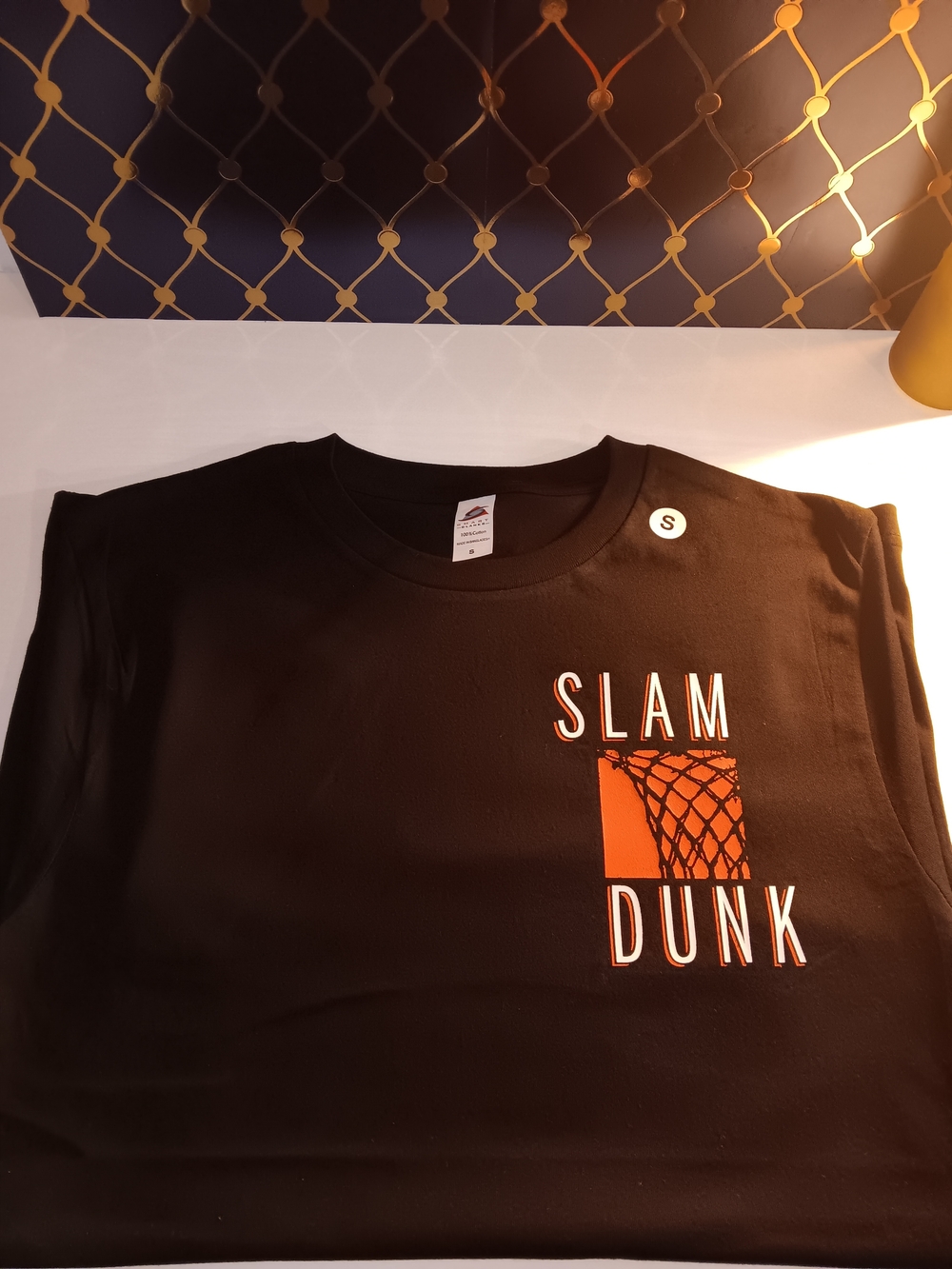Slam Dunk Graphic Short Sleeve Tee - Black/Orange
